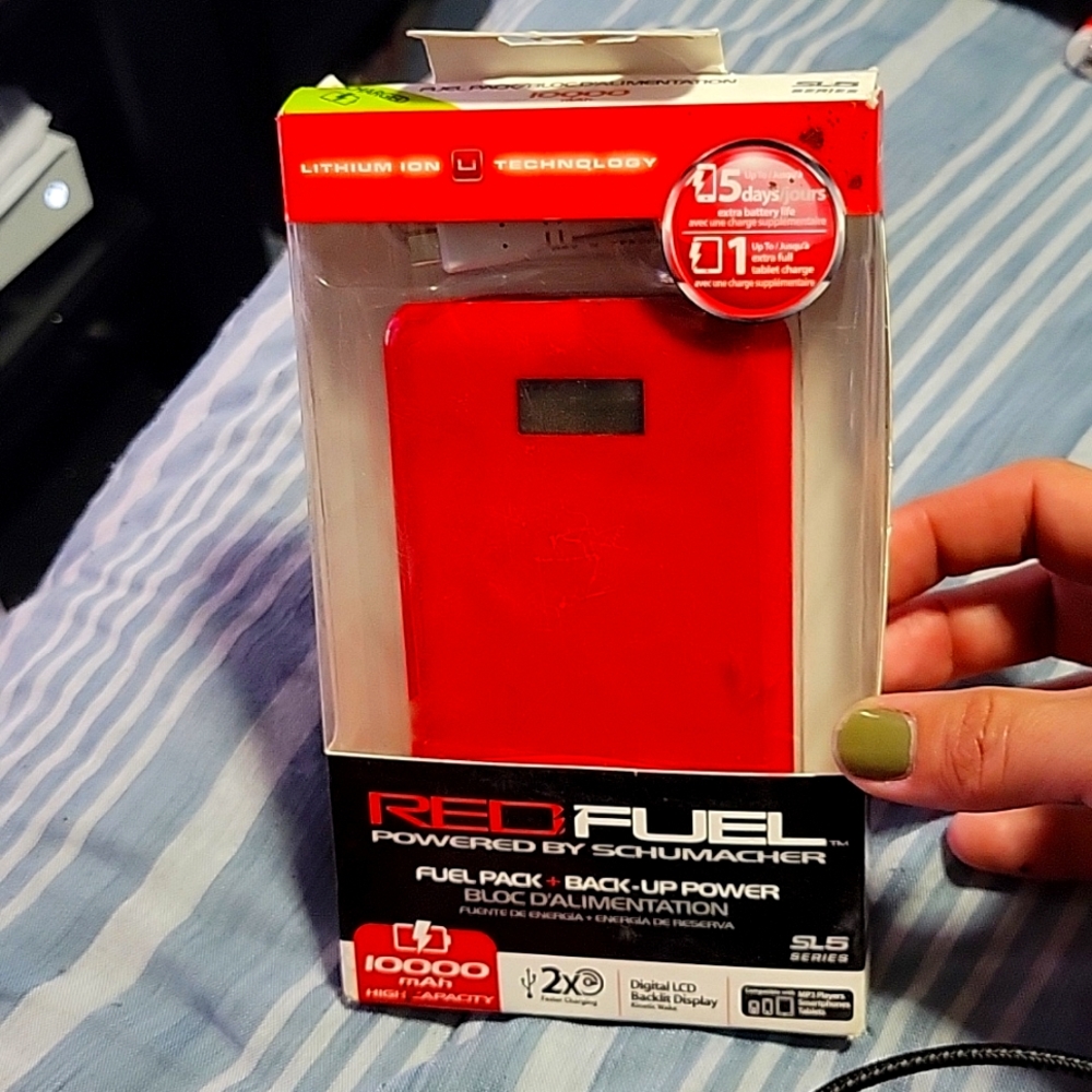 SL5 Schumacher 10000mAh Lithium Ion Fuel Pack Red Edition